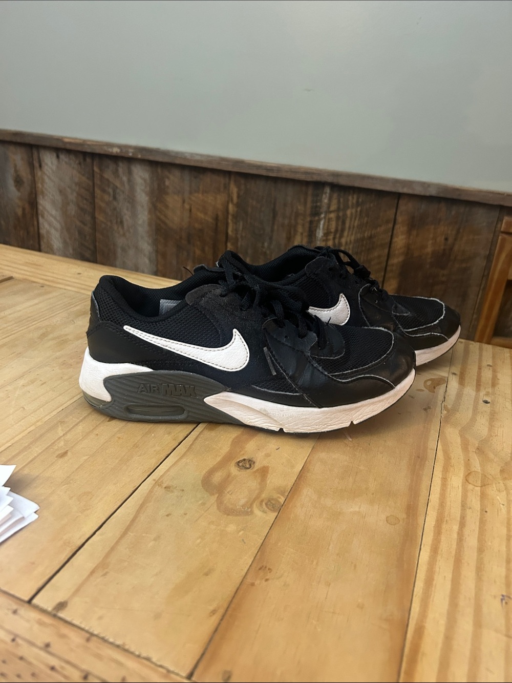 Nike Black and White Running Sneakers